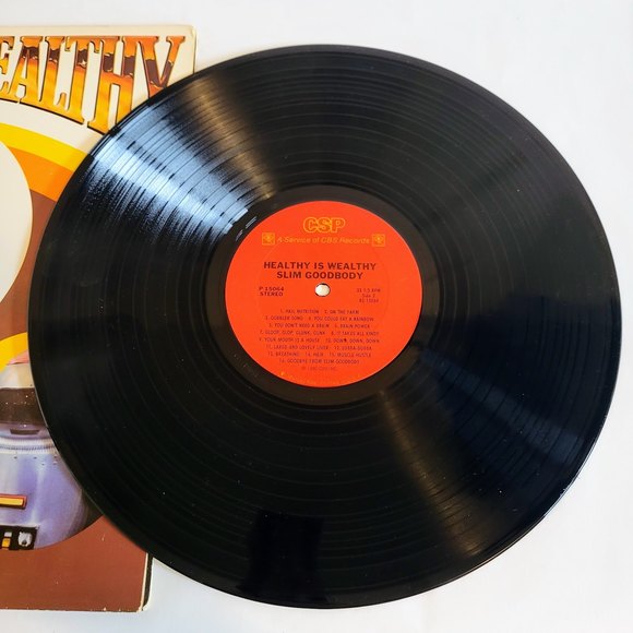 Vintage 1970's Healthy And Wealthy Captain Kangaroo Slimgoo12 inch Vinyl Record. - Picture 9 of 10